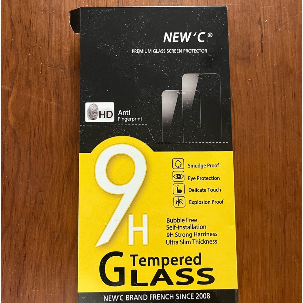 NEW'C [2 Pack], Premium Glass Screen Protector for iPhone 12 Mini (5.42").